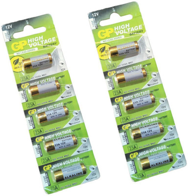 DawnRays 23A 12V Alkaline Cell For Car Remote, Watch, Calculator, Electric Toys &Other,  Battery(Pack of 10)