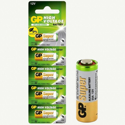Urban Infotech GP Ultra 23A 12V Alkaline High Voltage Batteries For remote Hinge Light  Battery(Pack of 5)