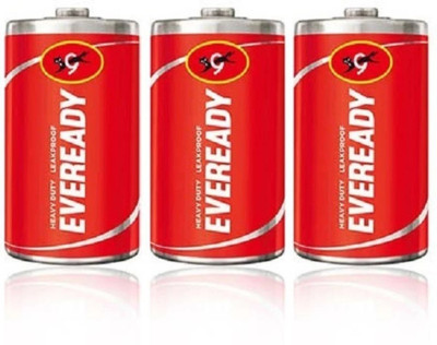 EVEREADY Heavy Duty 1050 R20  D Size (Pack of 2)  Battery(Pack of 3)