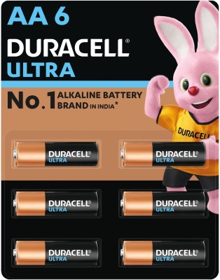 DURACELL Ultra Alkaline AA   Battery(Pack of 6)