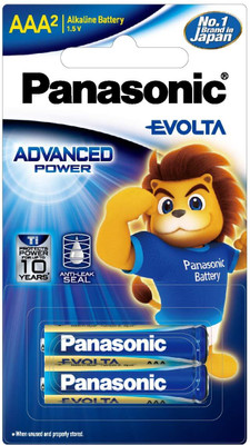 Panasonic Evolta AAA LR3 1.5V Alkaline battery  Battery(Pack of 2)