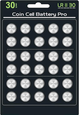 TONSY LR1130 AG10 389A G10 189 LR54 Button Cell l  ƙ⁴1.5v Alkaline Button Cell  Battery(Pack of 30)