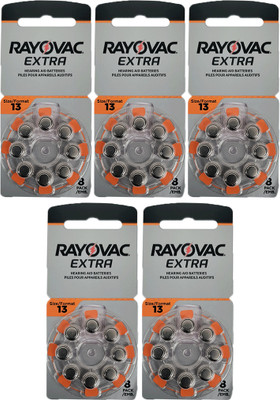 Rayovac Size 13 Hearing Aid   Battery(Pack of 40)