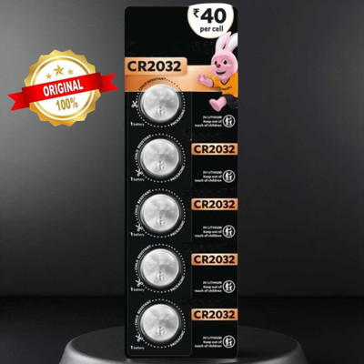 DURACELL CR2032 Lithium Coin  Specialty Devices  Battery(Pack of 5)