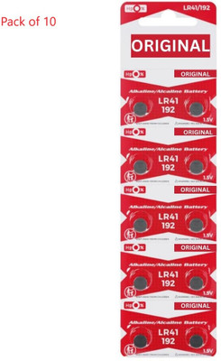 Gami Retails LR41  AG3 SR41 1.5V Alkaline Button Coin Cell Batteries  Battery(Pack of 10)