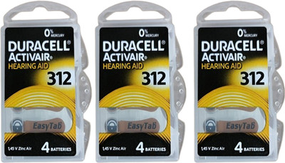 DURACELL DU312-12 Batteries pack  Battery(Pack of 12)