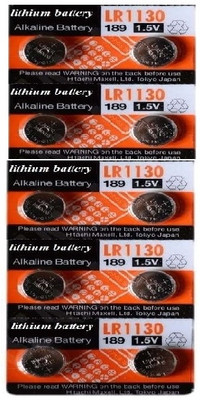 Quick Click Goods LR1130 AG10 189 1.5V Alkaline Button Cell  Battery(Pack of 10)
