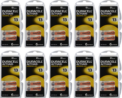 DURACELL Size 13 Hearing Aid   Battery(Pack of 60)