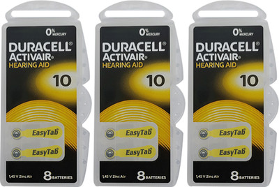 DURACELL Size 10 Hearing Aid   Battery(Pack of 24)