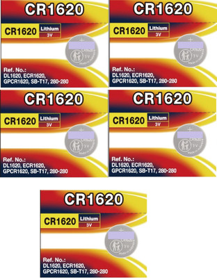 OSTRONE CR-1620  Battery(Pack of 5)