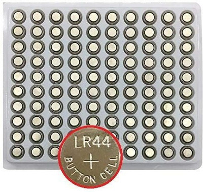 Newvent New LR-44 1.5v Alkaline Button  Battery(Pack of 100)