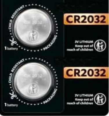ArcEin CR2032 3V Long lasting Lithium coin cell battery used in key fob,CMOS(Pack of 2)  Battery(Pack of 2)