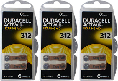 DURACELL DU312 18 Batteries pack  Battery(Pack of 18)