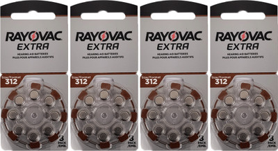 Rayovac Size 312 Hearing Aid   Battery(Pack of 32)