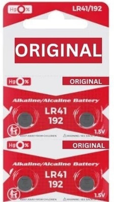 Gami Retails LR41  AG3 SR41 1.5V Alkaline Button Coin Cell Batteries-pack of 4  Battery(Pack of 4)