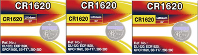 OSTRONE CR-1620  Battery(Pack of 3)