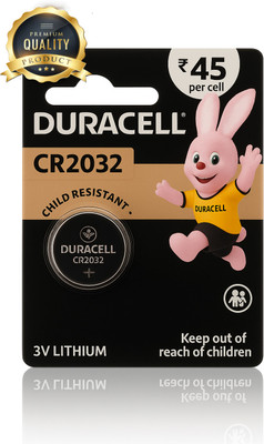 DURACELL PREMIUM CR2032 Neo-Lithium Cell AI-Optimized Energy System for Precision Gadget  Battery(Pack of 5)
