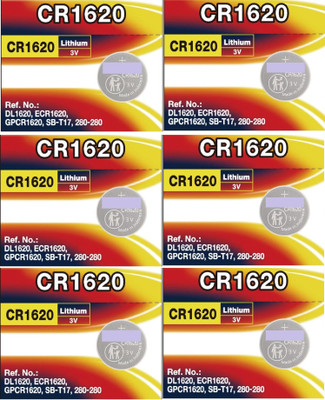 OSTRONE CR-1620  Battery(Pack of 6)