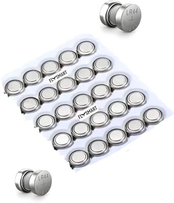 Flysmart LR44, 1.55 V Alkaline Button Coin Cell Electronics LR44   Battery(Pack of 25)