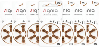 Signia S312  Battery(Pack of 7)