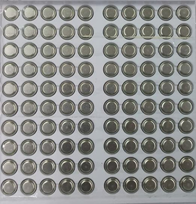 Newvent New AG13 (LR-44) 1.5v Alkaline Button Cell   Battery(Pack of 100)