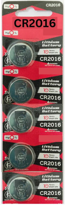Gami Retails Heavy Duty CR2016 Lithium Coin  3V Long Shelf Life  Battery(Pack of 3)