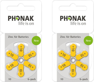 Phonak A10 / PR70  Battery(Pack of 2)