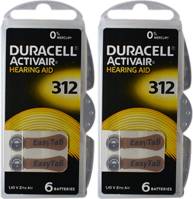 DURACELL DU312 12 Batteries pack  Battery(Pack of 12)