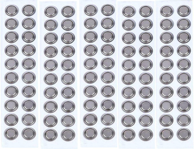 Flysmart AG1 364A , 1.55 V Alkaline Button Coin Cell Electronics   Battery(Pack of 100)
