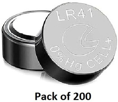 Flysmart AG3 SR41 1.5V Alkaline Button Coin  Cell for Watch  Battery(Pack of 200)