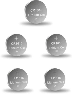 Flysmart CR1616 BATTERY 3v Alkaline Button Cell   Battery(Pack of 5)