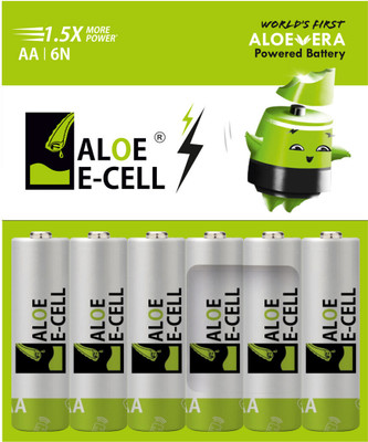Aloe Ecell AA   Battery(Pack of 6)