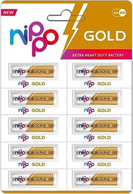 Nippo 3 DG Zinc Carbon AA  Battery(Pack of 10)