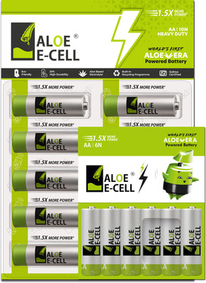 Aloe Ecell Aloe E Cell AA BATTERY  Battery(Pack of 16)