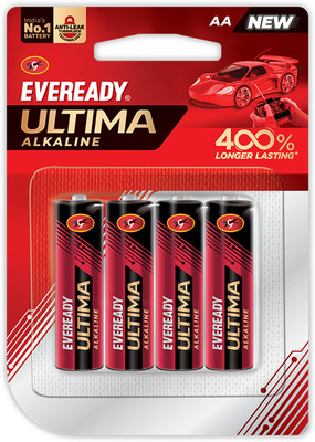 EVEREADY Ultima Alkaline AA  Battery(Pack of 4)