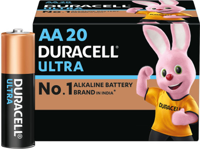 DURACELL Ultra Alkaline AA   Battery(Pack of 20)