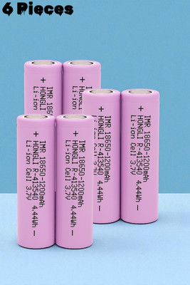 Stybits F202 3.7V 1200mAh Rechargeable  Ideal for Flashlights,Gadgets  Battery(Pack of 6)