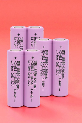 3BAAN F1 Li-ion Rechargeable  3.7V 1200mAh – Single Cell for Torch & RC Toys  Battery(Pack of 6)