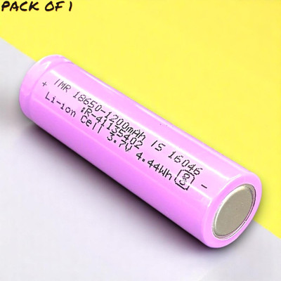 Shamsa A107 1235 mAh 18650 Lithium-Ion Rechargeable for Multi-Purpose   Battery