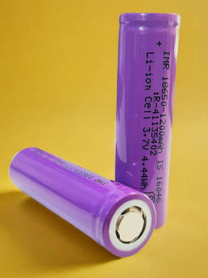 3BAAN A180 1289 mAh 18650 Lithium-Ion Rechargeable for Multi-Purpose  Battery(Pack of 2)