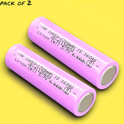 Nilesawar X497 1365 mAh 18650 Lithium-Ion Rechargeable for Multi-Purpose   Battery(Pack of 2)