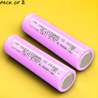 Shamsa X431 1343 mAh 18650 Lithium-Ion Rechargeable for Multi-Purpose   Battery(Pack of 2)