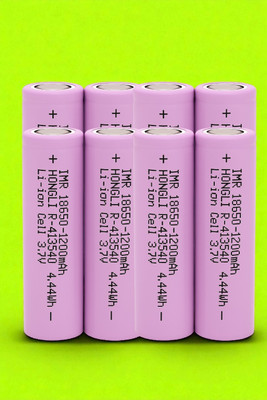 Stybits J383 1200mAh 3.7V Lithium-ion  – IMR Rechargeable Cell for DIY Projects  Battery(Pack of 8)