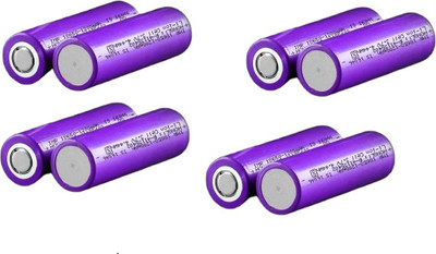 Flysmart High Capacity Hongli Lithium Ion 1200mAH Rechargeable Original Power Batteries  Battery(Pack of 8)