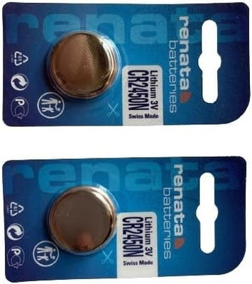 MICROUSB Renata 2450N Coin 3V Button Cell   Battery(Pack of 2)