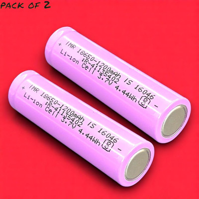 Shamsa X425 1341 mAh 18650 Lithium-Ion Rechargeable for Multi-Purpose   Battery(Pack of 2)