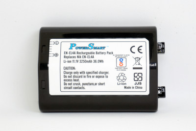Power Smart EN-EL4  for Nikon D300, D3, D3X, D300S, D3S, D2H, D2X, D2Xs, D2Hs  Battery