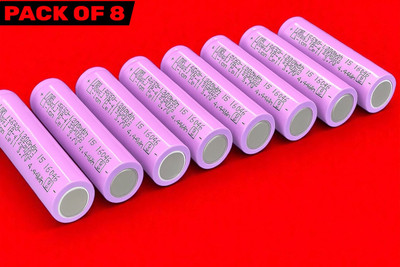Nilesawar J236 Rechargeable 18650  – Li-ion 3.7V 1200mAh Cell for Multipurpose Use  Battery(Pack of 8)