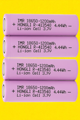 3BAAN X322 3.7V 1200mAh Rechargeable  Ideal for Flashlights,Gadgets  Battery(Pack of 4)