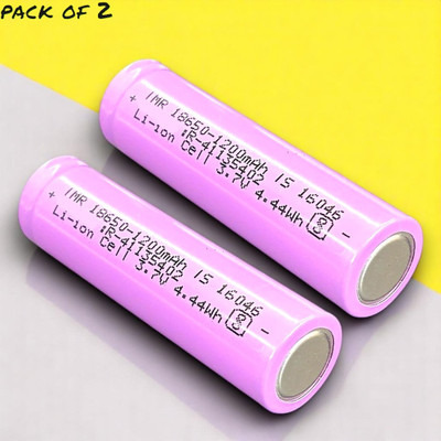 Nilesawar X482 1360 mAh 18650 Lithium-Ion Rechargeable for Multi-Purpose   Battery(Pack of 2)